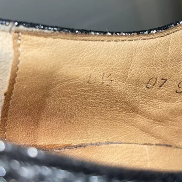 LLOYD METALLIC SILVER DRESS LOAFERS WOMEN'S SIZE 8.5 - Picture 8 of 9